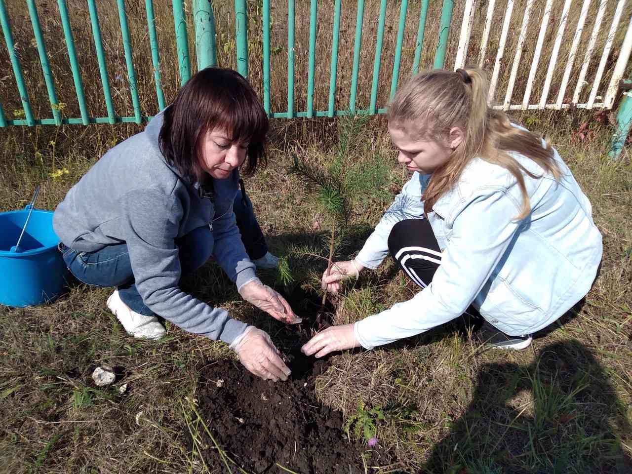 Фото субботника в селе